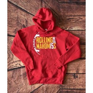 Rollin‎ with Mahomes Hoodie  #15 Fans Kansas City Chiefs Size Small